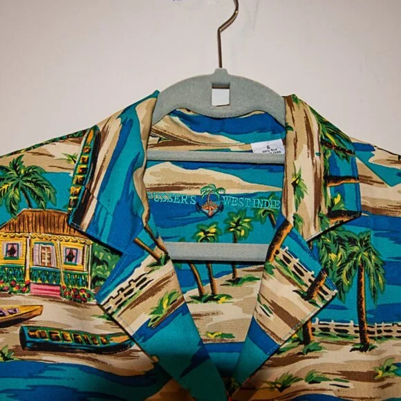 Pussers West Indies 100% Silk Dress size 6 - Picture 4 of 6